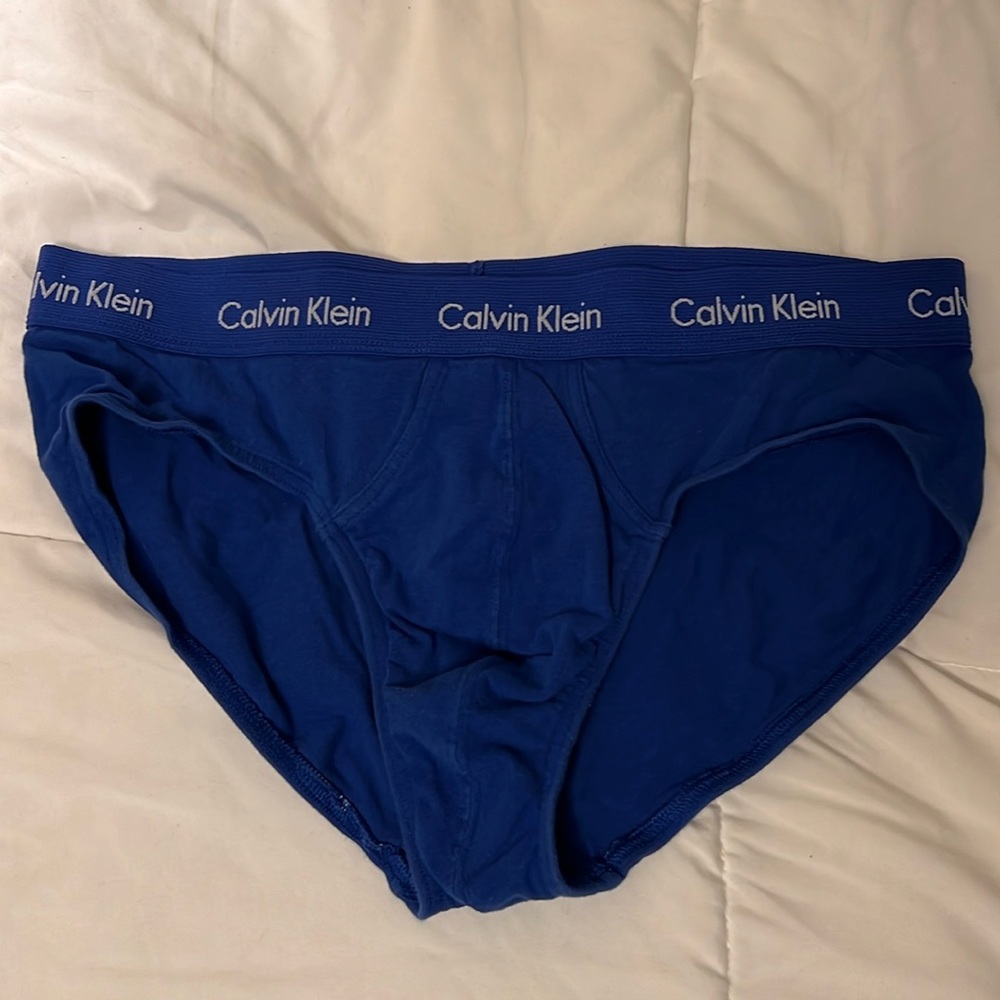 Calvin Klein cotton stretch lowrise hip briefs extra large good condition